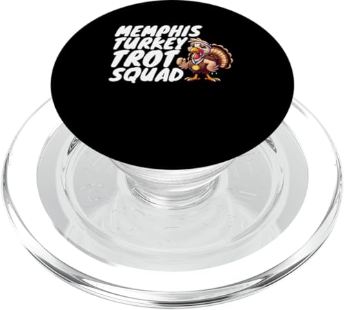 Memphis Turkey Trot Squad PopSockets PopGrip für MagSafe von Turkey Trot Designs Idea Running Thanksgiving