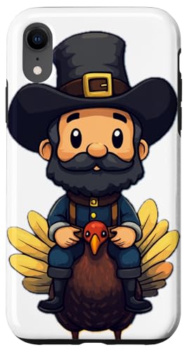 Hülle für iPhone XR Pilger auf der Türkei Thanksgiving Festlicher Herbst von TurkeyTrotter Company