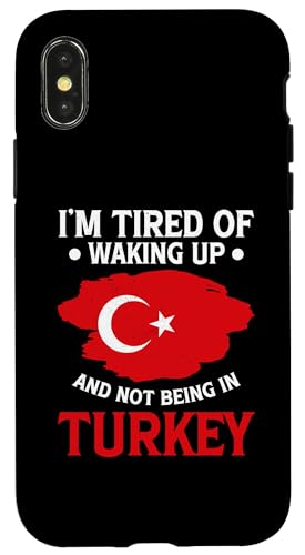 Hülle für iPhone X/XS Türkiye Türkei Türkei Türkische Flagge von Turkish Gifts for Women Men and Kids