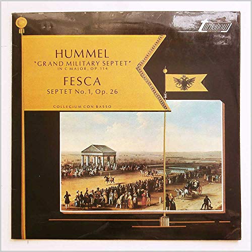 TV 34493S COLLEGIUM CON BASSO Hummel/Fesca Septet LP von Turnabout