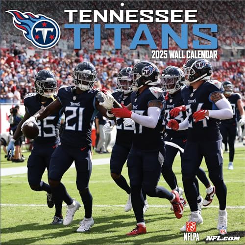 Turner - Tennessee Titans - NFL - 30,5 x 30,5 cm Team Wandkalender 2025 von Turner Licensing