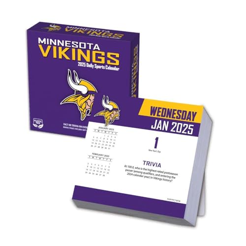 Turner Sports Minnesota Vikings 2025 Box Kalender (25998053047) von Turner Licensing