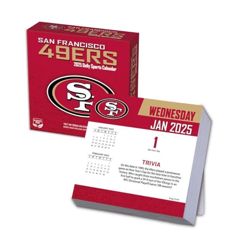 Turner Sports San Francisco 49ers 2025 Box Kalender (25998053055) von Turner Licensing