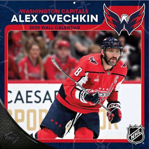 Turner Sports Washington Capitals Alex Ovechkin 2025 Wandkalender 25998012000, 30,5 x 30,5 cm von Turner Licensing