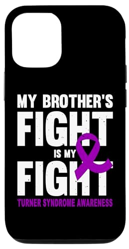 Hülle für iPhone 13 Pro Purple Ribbon Support Brothers zur Sensibilisierung für das Turner-Syndrom von Turner Syndrome Awareness Products (Lwaka)
