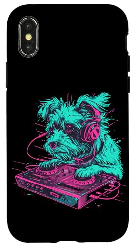 Dog Music DJ Artwork EDM Beatmaker Techno Plattenspieler DJ Hund Hülle für iPhone X/XS Dog Music DJ Artwork EDM Beatmaker Techno Plattenspieler DJ Hund Hülle für iPhone X/XS von Turntable DJ Music Animals