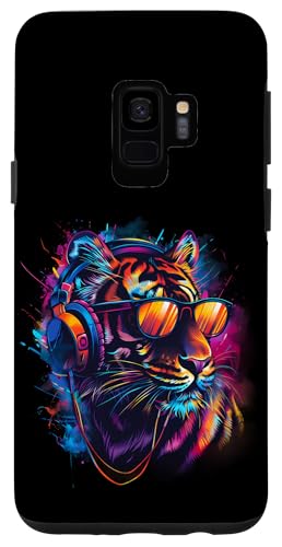 Hülle für Galaxy S9 DJ Tiger Music Producer Beatmaker House Music Kopfhörer von Turntable DJ Music Animals