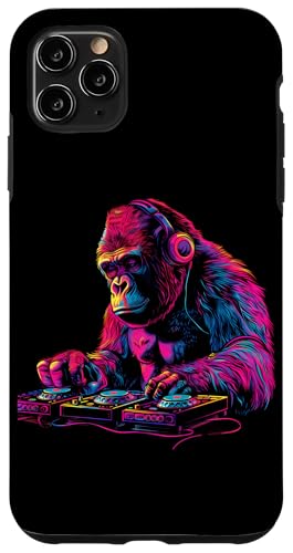 Hülle für iPhone 11 Pro Max Gorilla DJ Plattenspieler DJ Gorilla Dance Musik Gorilla Lover von Turntable DJ Music Animals