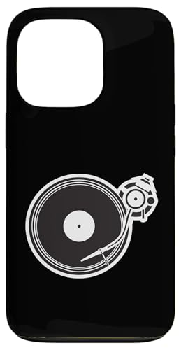 Hülle für iPhone 13 Pro DJ Plattenspieler mit Stylus und Nadel Graphic Scratch and Mix von Turntables Playing Records Goods