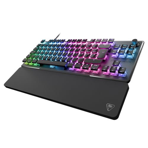 Turtle Beach Vulcan II TKL Pro - Magnetisch-mechanische RGB-Gaming-Tastatur, Analoge Halleffekt-Schalter, Medientasten, Handballenauflage, Aluminium-Abdeckplatte Turtle Beach Vulcan II TKL Pro - Magnetisch-mechanische RGB-Gaming-Tastatur, Analoge Halleffekt-Schalter, Medientasten, Handballenauflage, Aluminium-Abdeckplatte von Turtle Beach