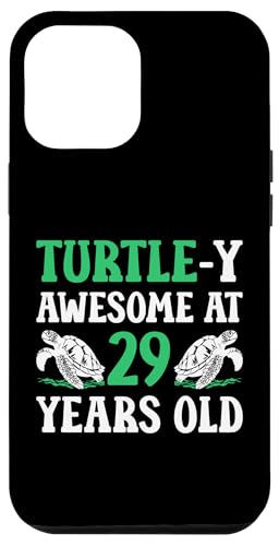 Hülle für iPhone 14 Pro Max 29. Geburtstag, Schildkröte, 29 Jahre alt, Schildkrötenliebhaber von Turtle Birthday Designs for Turtle Lovers