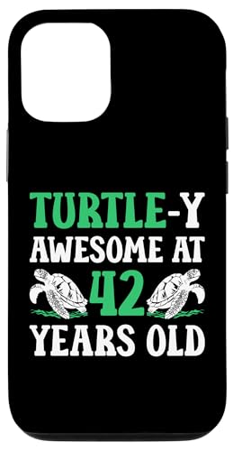 Hülle für iPhone 15 42. Geburtstag Turtle 42 Years Old Turtle Lover von Turtle Birthday Designs for Turtle Lovers