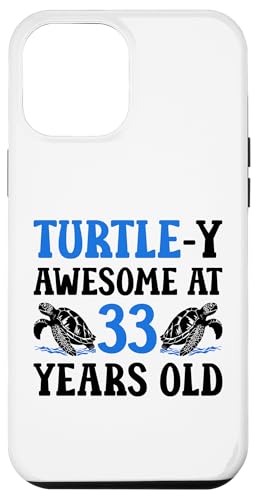 Hülle für iPhone 15 Plus 33. Geburtstag Schildkröte 33 Jahre alt Schildkrötenliebhaber von Turtle Birthday Designs for Turtle Lovers