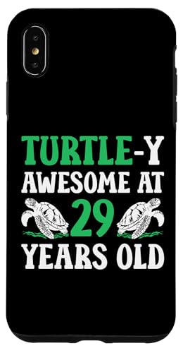 Hülle für iPhone XS Max 29. Geburtstag, Schildkröte, 29 Jahre alt, Schildkrötenliebhaber von Turtle Birthday Designs for Turtle Lovers