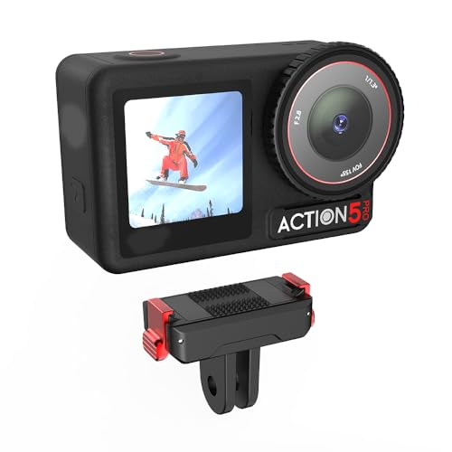 Tuvzylory Magnetische Adapterhalterung für DJI OSMO Action 5 pro Zubehör, magnetische Schnellwechselbasis für DJI Action 5 pro/Action 4/Action 3/Action 2, für Stativ, Selfie, Vlogging von Tuvzylory