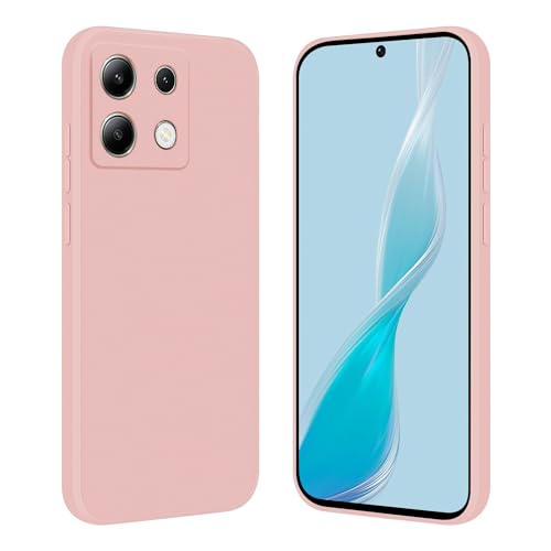 Tveinan Handyhülle für Xiaomi Redmi Note 13 4G (Nicht für 5G) Hülle Silikon, Flexible Weich TPU Case Ultra Dünn Slim Voller Schutz Cover Stoßfeste Schutzhülle für Redmi Note 13 4G, Rosa von Tveinan