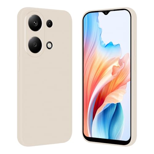 Tveinan Handyhülle für Xiaomi Redmi Note 13 Pro 4G / Poco M6 Pro 4G Hülle Silikon, Flexible Weich TPU Case Ultra Dünn Slim Voller Schutz Cover Stoßfeste Schutzhülle für Redmi Note 13 Pro 4G, Beige von Tveinan