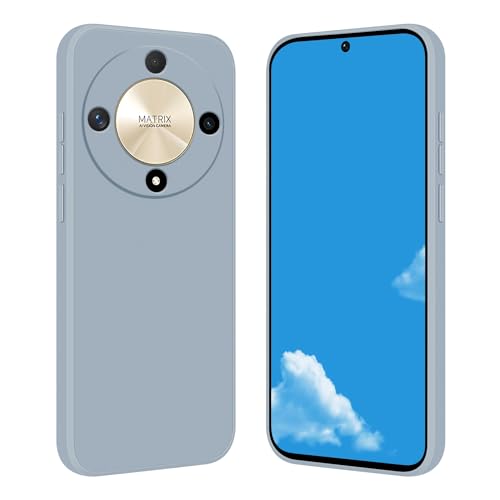 Tveinan Silikon Hülle für Honor Magic6 Lite/Honor Magic 6 Lite 5G/ Honor X9b Handyhülle, Stoßfeste Ultra Dünne TPU Case Voller Schutz Schutzhülle Weich Slim Cover für Honor Magic6 Lite, Anthrazitblau von Tveinan