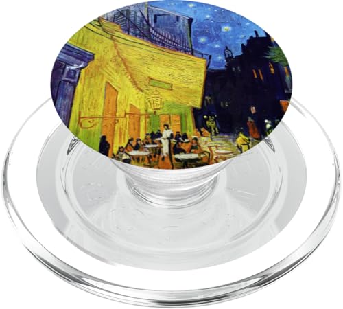 Van Gogh - Café-Terrasse bei Nacht PopSockets PopGrip für MagSafe von Twisted City Art