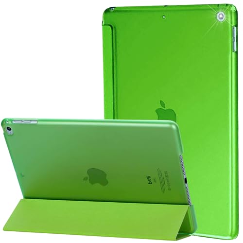 Schutzhülle für Apple iPad 2/3/4, ältere Generation, intelligent, magnetisch, Leder, passend für Modellnummern A1219-A1337-A1395-A1396-A1397-A1403-A1416-A1430-A1458-A1459-A1460, Grün von TwoStop