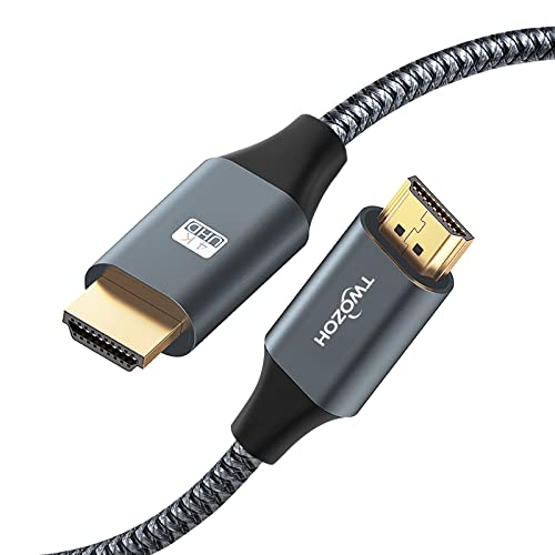 Twozoh 4K HDMI Kabel 1M, HighSpeed 18Gbps HDMI auf HDMI Kabel, geflochtenes 2.0 HDMI Kabel Kompatibel mit PS5, PS3, PS4, PC, Projektor, HDTV, Xbox von Twozoh