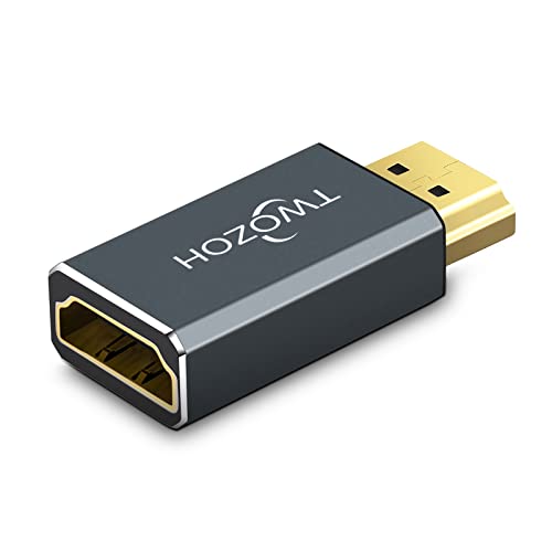 Twozoh 8K HDMI Verlängerungs adapter, HDMI 2.1 Stecker auf Buchse Adapter, HDMI Kupplung 8K unterstützt 8K@60Hz, 4K@120Hz, 2K@240Hz von Twozoh