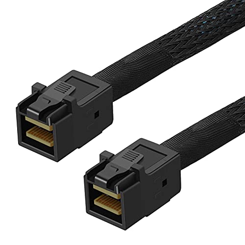 Twozoh Internes Mini-SAS HD SFF-8643 auf SFF-8643 Kabel 0,5M von Twozoh