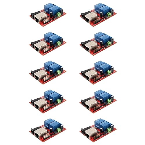 Tynmoel 10X LAN Ethernet 2-Wege Relais Platine Verzögerung Schalter/Udp-Kontrolleur Modul Web Server von Tynmoel