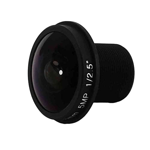 Tynmoel HD Fisheye CCTV-Objektiv 5MP 1,8 mm M12 * 0,5 Halterung 1/2,5 F2.0 180 Grad Fuer Videoueberwachung Kamera CCTV-Objektive von Tynmoel