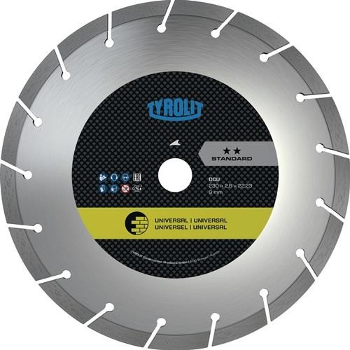 Tyrolit Diamanttrennscheibe DCU Stand.D.125mm Bohr.22,23mm Bau univ. 34499935 von Tyrolit