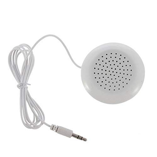 U/K Premium Qualität Mini Weiß 3 5mm Kissen Lautsprecher für iPhone iPod CD Radio MP3 Player GLSicherheit von U/K