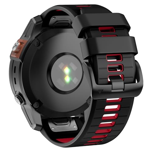 U-LIMVE Armband für Garmin Fenix 6 Pro/Fenix 6/Fenix 7/Fenix 7 Pro/Fenix 5/Epix Pro 47mm, QuickFit 22mm Silikon Ersatzarmband für Garmin Forerunner 965/955/945/935 von U-LIMVE