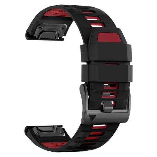 U-LIMVE Armband für Garmin Fenix 8 51mm/Fenix 7X/Fenix 7X Pro/Fenix 6X/Fenix 6X Pro/Fenix 5X/Fenix 3, Silikon QuickFit 26mm Armband für Garmin Descent Mk3i 51mm/Epix Pro 51mm/TACTIX 7 von U-LIMVE