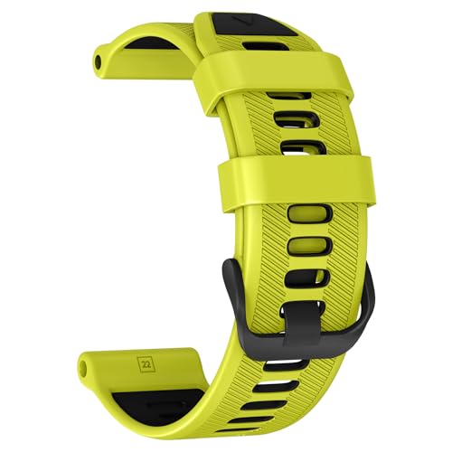 U-LIMVE Armband für Garmin Forerunner 965/Forerunner 955/Forerunner 945/Forerunner 935, Weiches Silikon 22mm Ersatzarmband von U-LIMVE