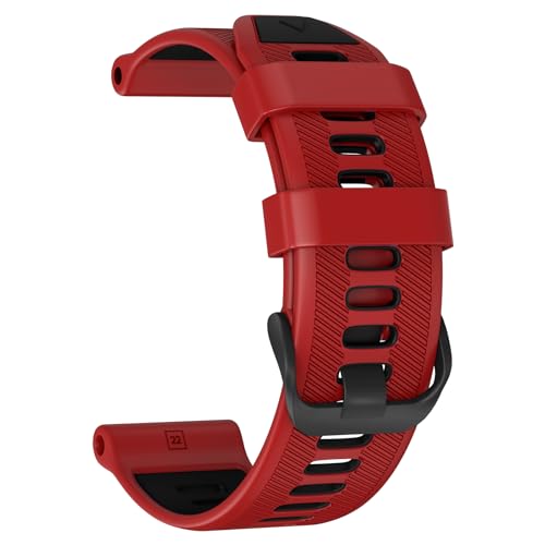 U-LIMVE Armband für Garmin Forerunner 965/Forerunner 955/Forerunner 945/Forerunner 935, Weiches Silikon 22mm Ersatzarmband von U-LIMVE