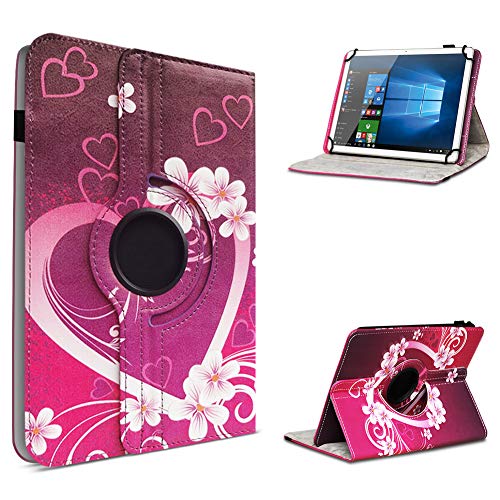 UC-Express Acer Iconia Tab 10 A3-A40 Tablet Robuste Universal Tablet Schutzhülle aus Kunstleder Hülle Tasche Standfunktion 360° Drehbar in verschiedenen Motiven Cover Case, Motiv:Motiv 8 von UC-Express