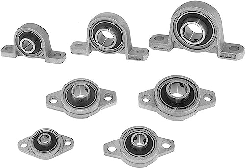 2 Stück Zinklegierung Durchmesser von 8 mm bis 30 mm Loch Kugellager Halterung montiert Kfl08 Kfl000 Kfl001 Kp08 Kp000 (Size : KFL000 10mm)(KFL000 10mm) von UDAMX