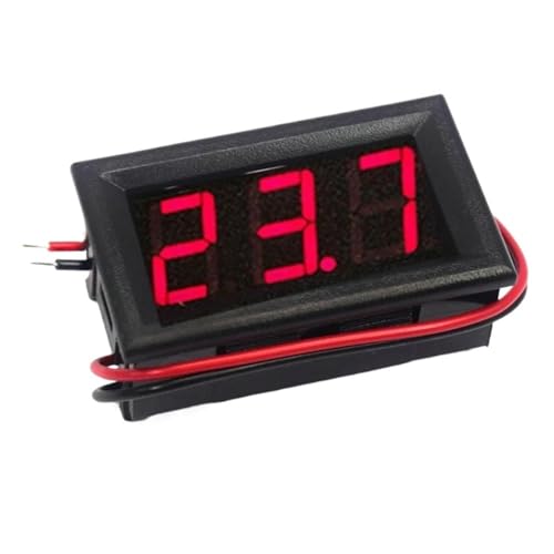 AC 70–500 V 0,56 Zoll LED Digital Voltmeter Spannungsmesser Volt Instrument Werkzeug 2 Drähte Rot Grün Blau Display 110 V 220 V DIY 0,56 Zoll(GREEN) von UDAMX