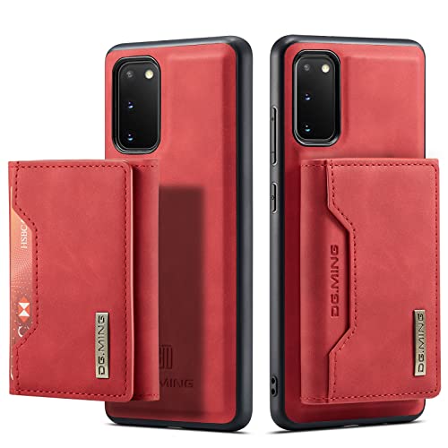 UDBKKDX 2 in 1 Handyhülle für Samsung Galaxy A55 5G, abnehmbare Brieftasche und magnetische Adsorption Hülle Mattes Leder Ständer case Cover von UDBKKDX