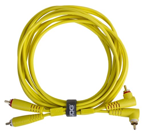 UDG Audiokabel-Set RCA gerade - RCA abgewinkelt gelb 3m von UDG