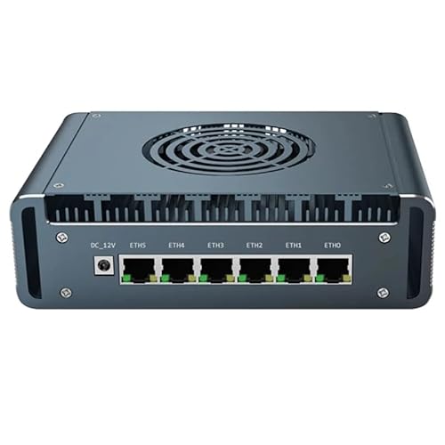 Micro Firewall Appliance 6 Port i226-V 2.5 Gbe Mini PC lüfterloser Celeron 100 Quad Core DDR5 1 M.2 AES-NI Barebone Router PC VPN HDMI DP USB3.0 16GB RAM (DDR5) 2TB von UDPTCP