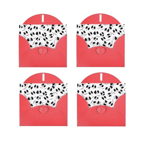 Panda Cute Printed Pattern Greeting Cards, Blank Cards And Envelopes, Beautiful Designs, Christmas Cards, Birthday Cards, Halloween Cards And Holiday Cards von UENFFKDAP