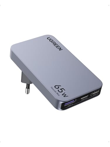 UGREEN Nexode Pro 65W USB C Ladegerät Slim mit EU/US/UK Stecker GaN USB-C Netzteil 3-Port Charger Schnellladegerät kompatibel mit MacBook Pro/Air, iPad, iPhone 16 Pro Max, Galaxy S24 Ultra, Dell XPS UGREEN Nexode Pro 65W USB C Ladegerät Slim mit EU/US/UK Stecker GaN USB-C Netzteil 3-Port Charger Schnellladegerät kompatibel mit MacBook Pro/Air, iPad, iPhone 16 Pro Max, Galaxy S24 Ultra, Dell XPS von UGREEN