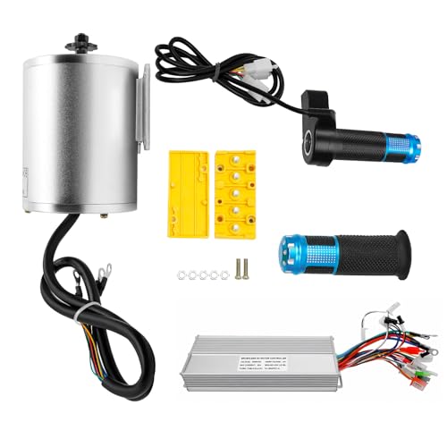 60V 2000W Bürstenloser Motor mit Controller Drei Geschwindigkeiten Geräuscharm Bürstenloser Gleichstrommotor sich für Elektroroller, E-Bikes, Go-Karts, E-Bikes von UHDUIG