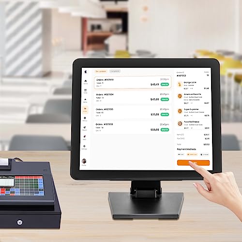 Registrierkasse Kassensystem Monitor für kleine Unternehmen Restaurant Einzelhandel Lebensmittelgeschäft Convenience Mobile Food Truck Dining Bubble Tea Coffee Shop Beverage Bakery von UHDUIG