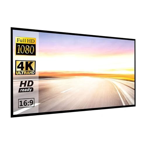 Tragbare Projektionsleinwand, Projektor Bildschirm 100 Zoll 120 Zoll 150 Tragbare Faltbar for Heimkino Outdoor Indoor Doppel Seite Projektor Bildschirm,Breites Anwendungsspektrum(60 inch) von UHEAL