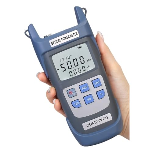 UHEAL Netzwerkkabeltester, G510A/G710A FTTH Fiber Optical Power Meter Fiber Optical Kabel Tester -50dBm ~ + 26dBm/-70dBm ~ + 10dBm SC/FC Stecker,für CATV-Telekommunikation(G710A) von UHEAL