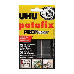 UHU ProPower doppelseitige Klebepads für max. 3,0 g 25 x 20,0 mm von UHU