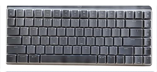 Staubdichte Silikon Tastatur Skin Cover Kompatibel für Logitech MX Mechanical Mini Wireless Illuminated Keyboard 84 Key (Nicht für Full Size oder Logitech MX Keys Mini Wireless Illuminated Keyboard) von UHamn