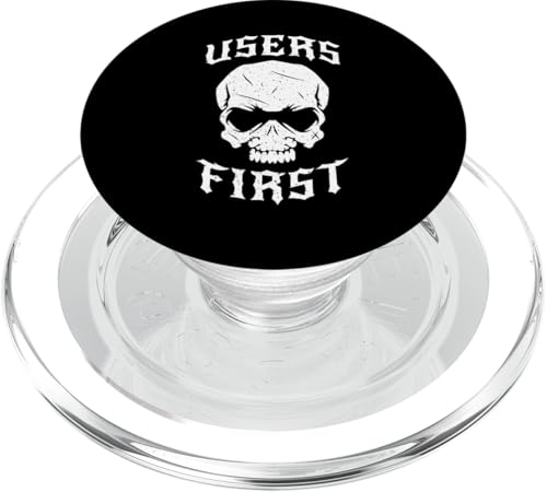 Nutzer erster Totenkopf PopSockets PopGrip für MagSafe von UI Design Rocks